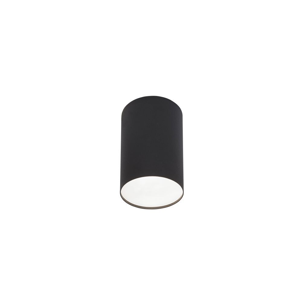 Spot de plafond étroit rond Moderne Métal Ø13cm E27 Noir