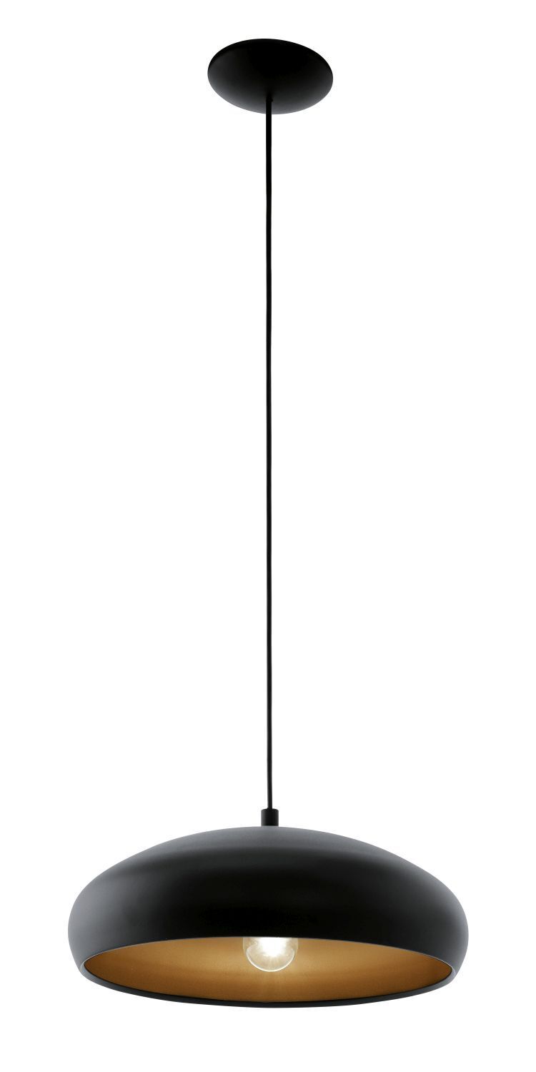 Lampe à suspendre Mogano 1 noir Ø40cm Lampe