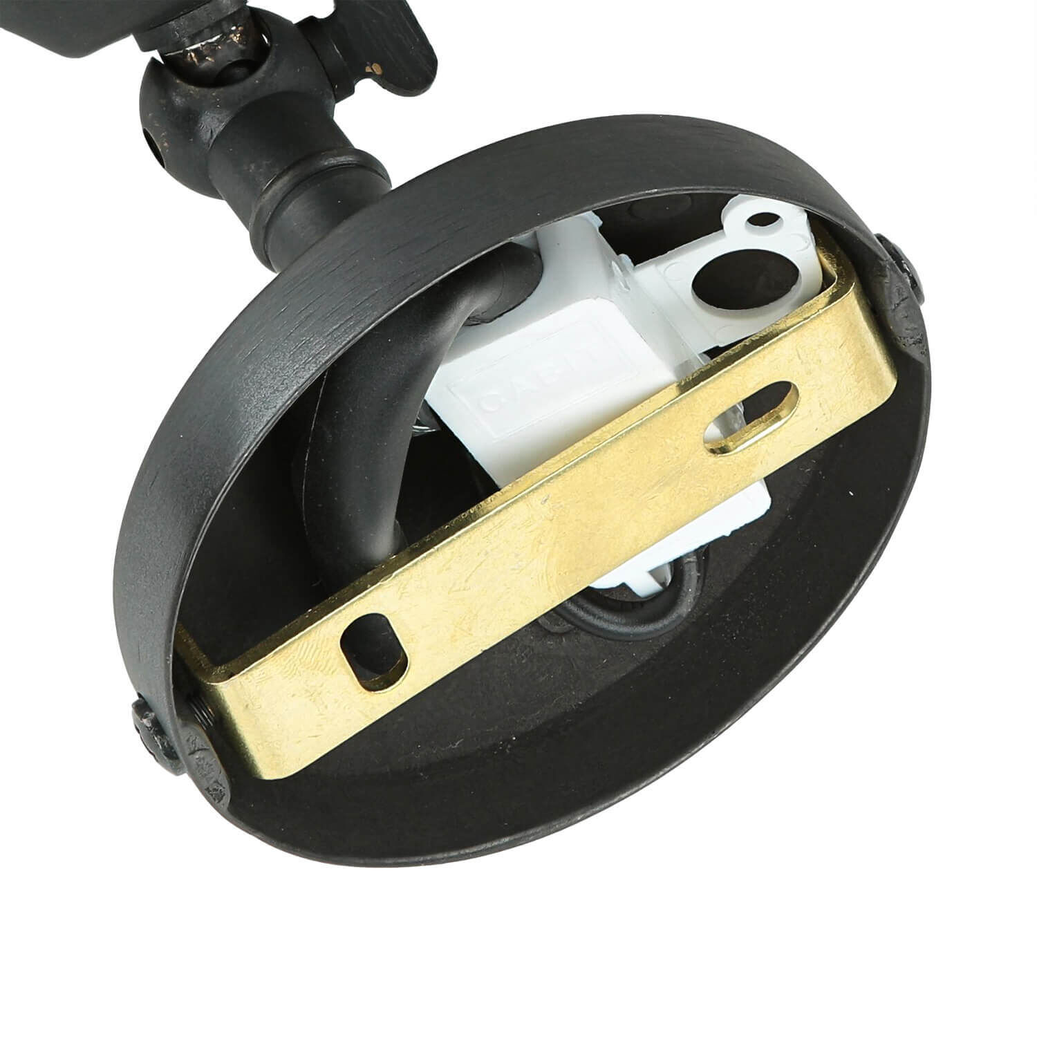 Applique vintage en bronze en laiton véritable Rolle