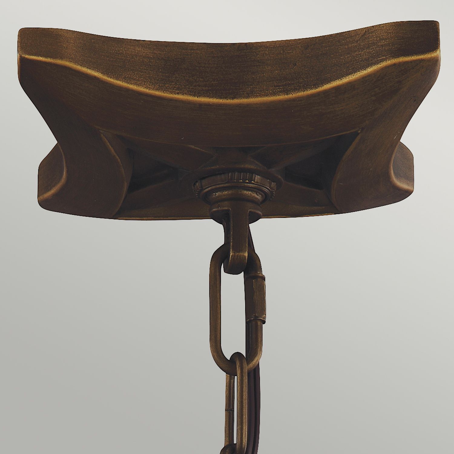 Hängelampe Vintage Rustikal in Messing antik NADICIA Bronze, Lampe
