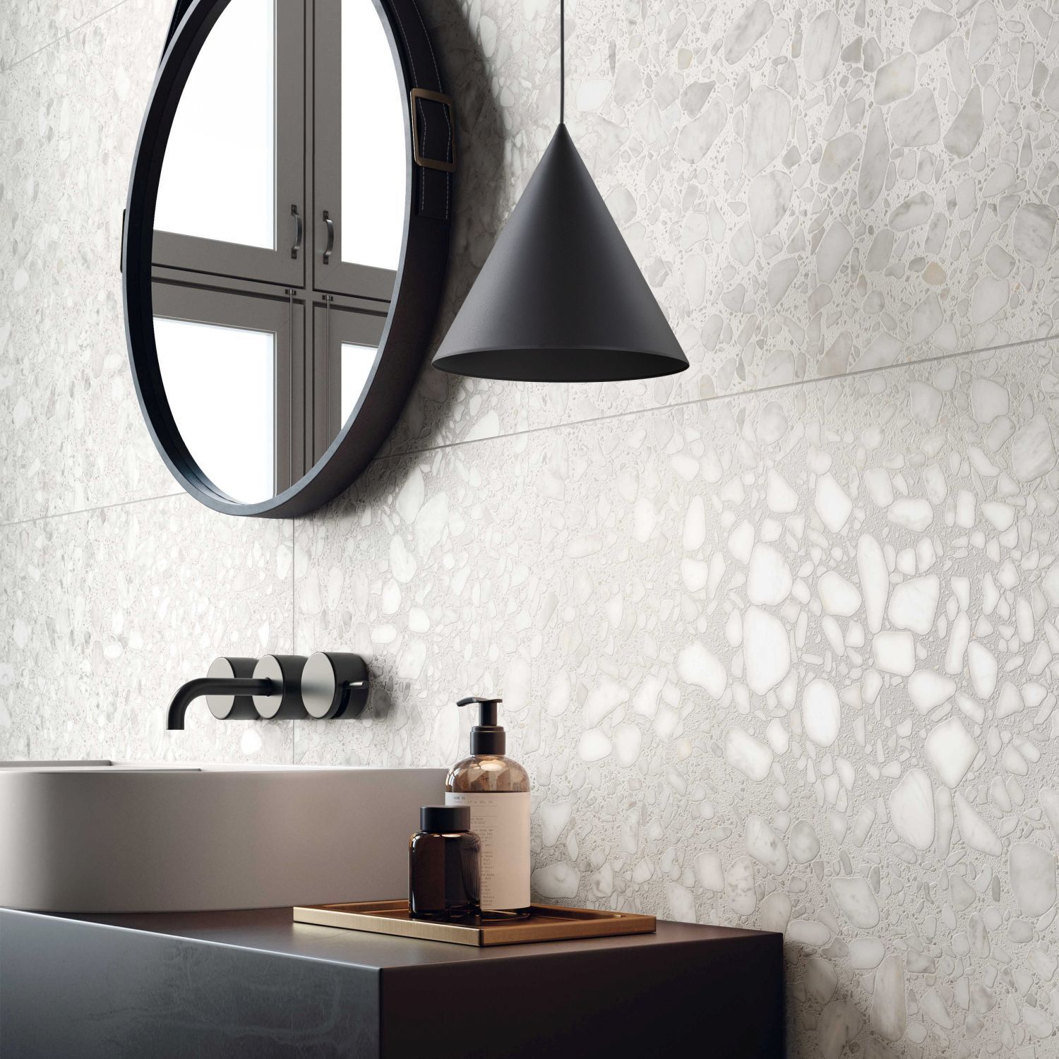 Hängelampe Schwarz Metall Ø 25 cm H: max. 160 cm E27 Drinnen, Innenarchitektur, Gebäude, Mauer, Lampe