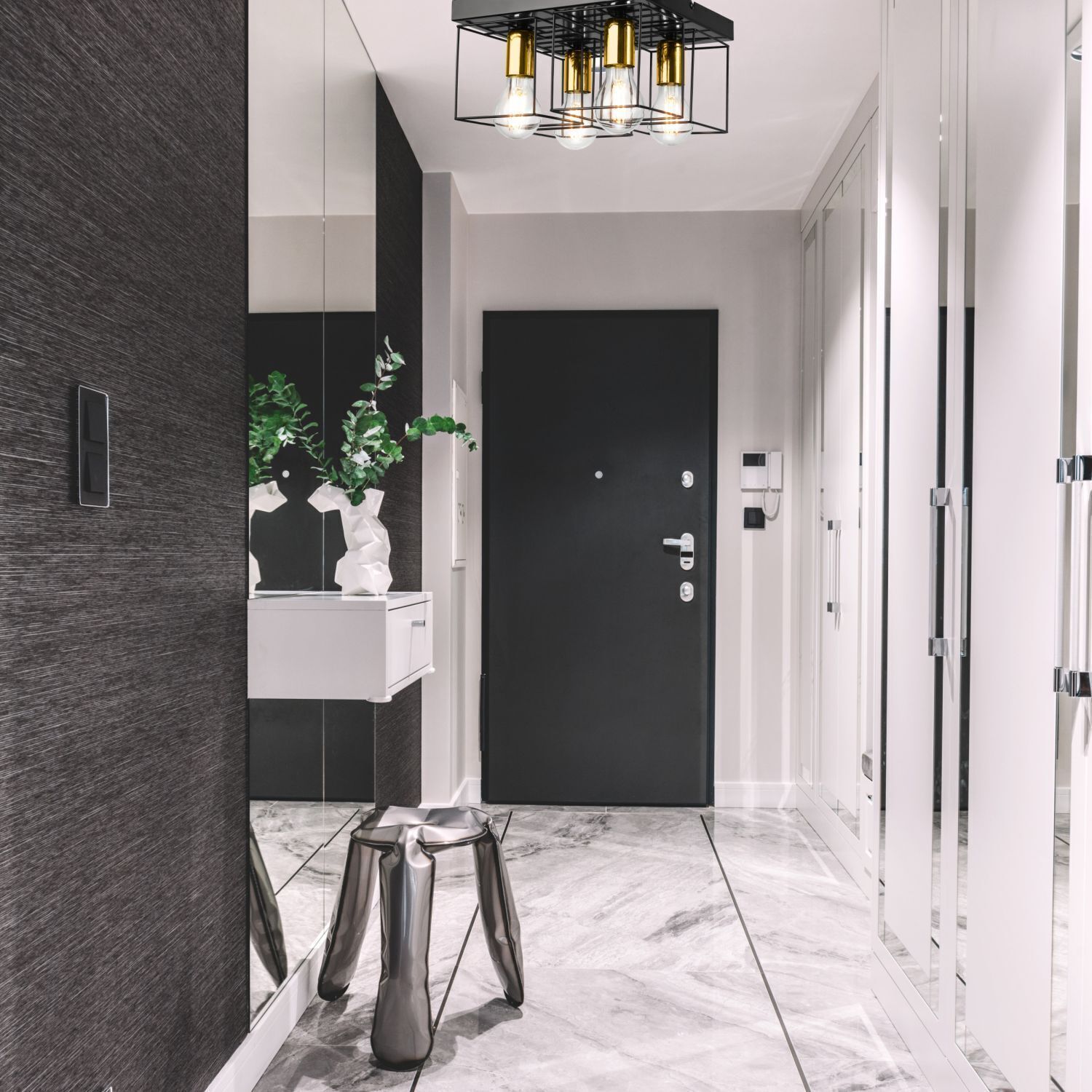 Drinnen, Innenarchitektur, Fußboden, Foyer, Person