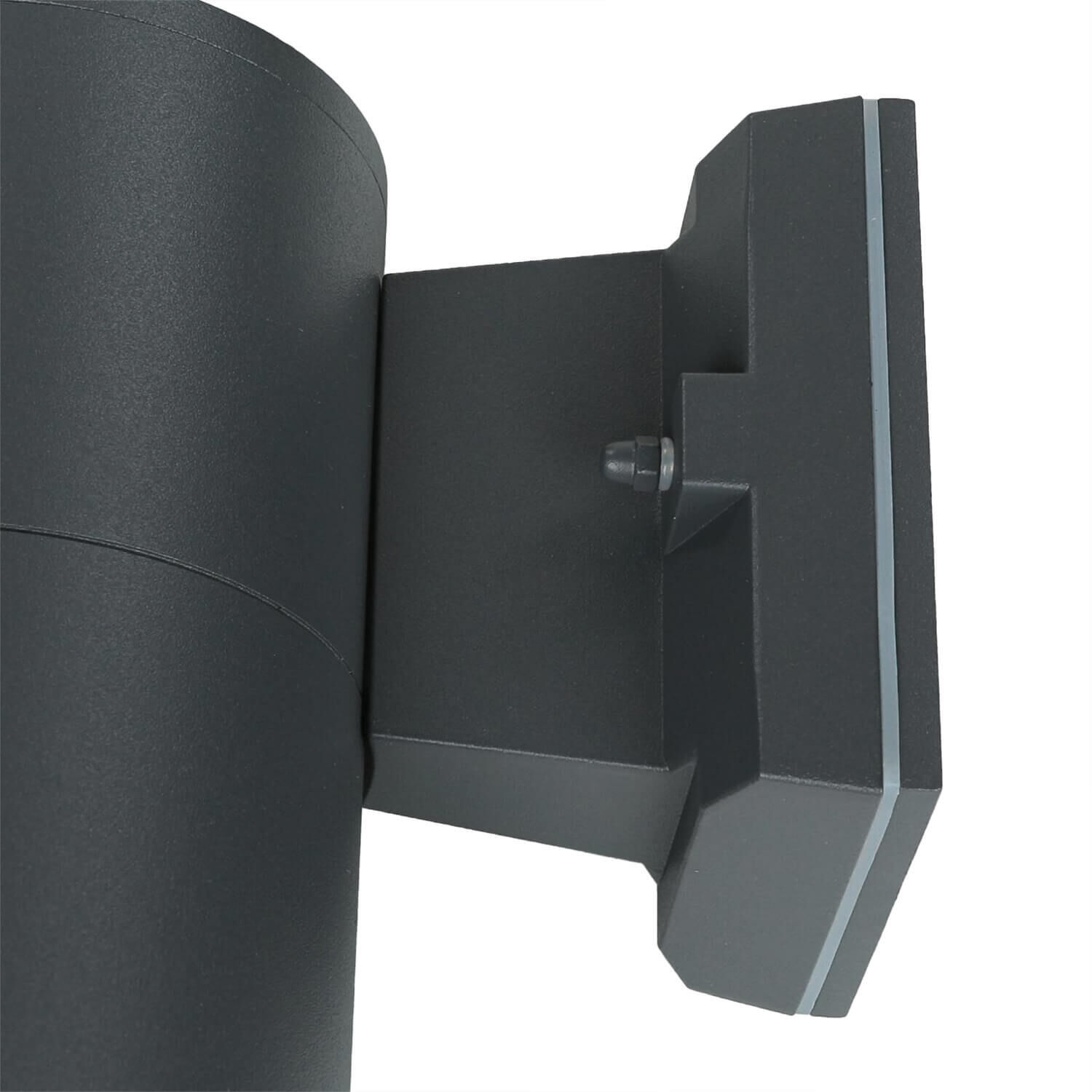 Außen Wandleuchte Anthrazit IP44 E27 Ø11cm H:21cm