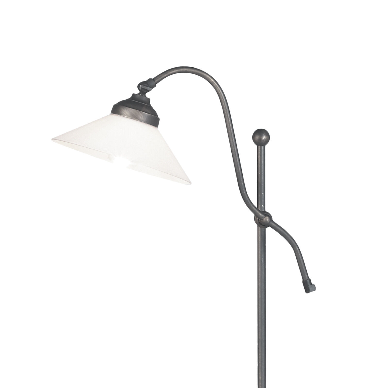 Lampadaire petit 130 cm E27 laiton verre rustique Lampe, Lampenschirm, Drinnen, Zimmer, Duscharmatur