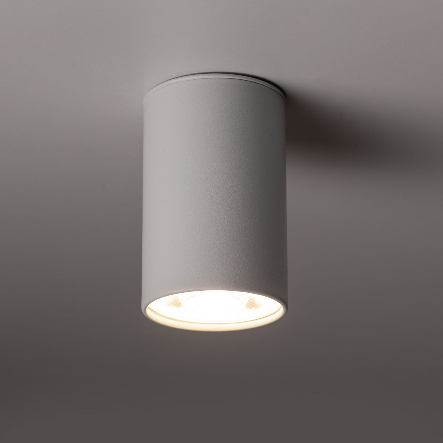 Plafonnier Blanc Métal GU10 Ø 5 cm rond H : 8 cm petit Deckenleuchte, Lampe