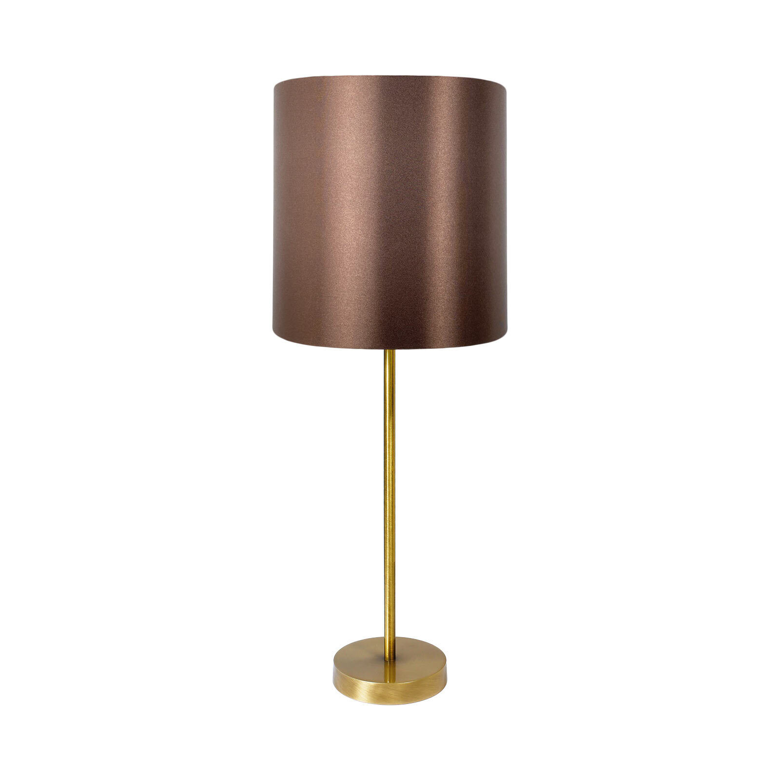 Lampe de table E27 58,5 cm Ø 20 cm en bronze clair brun