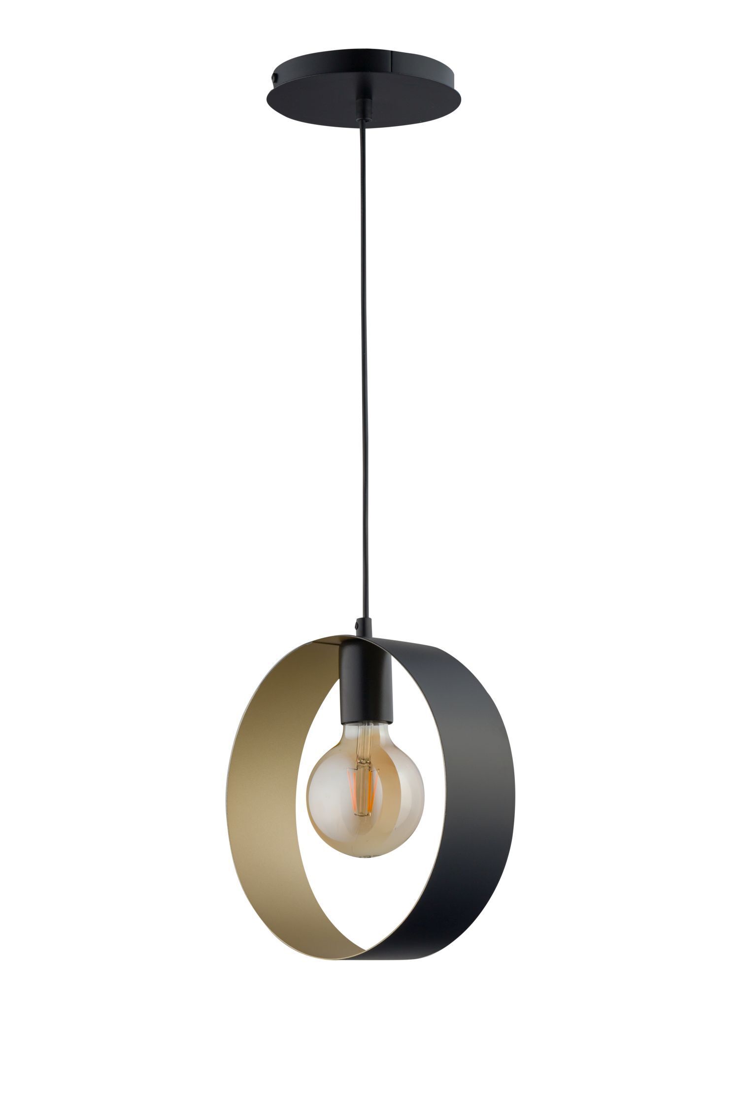 Lampe à suspendre design métal L:25 cm E27 décoratif