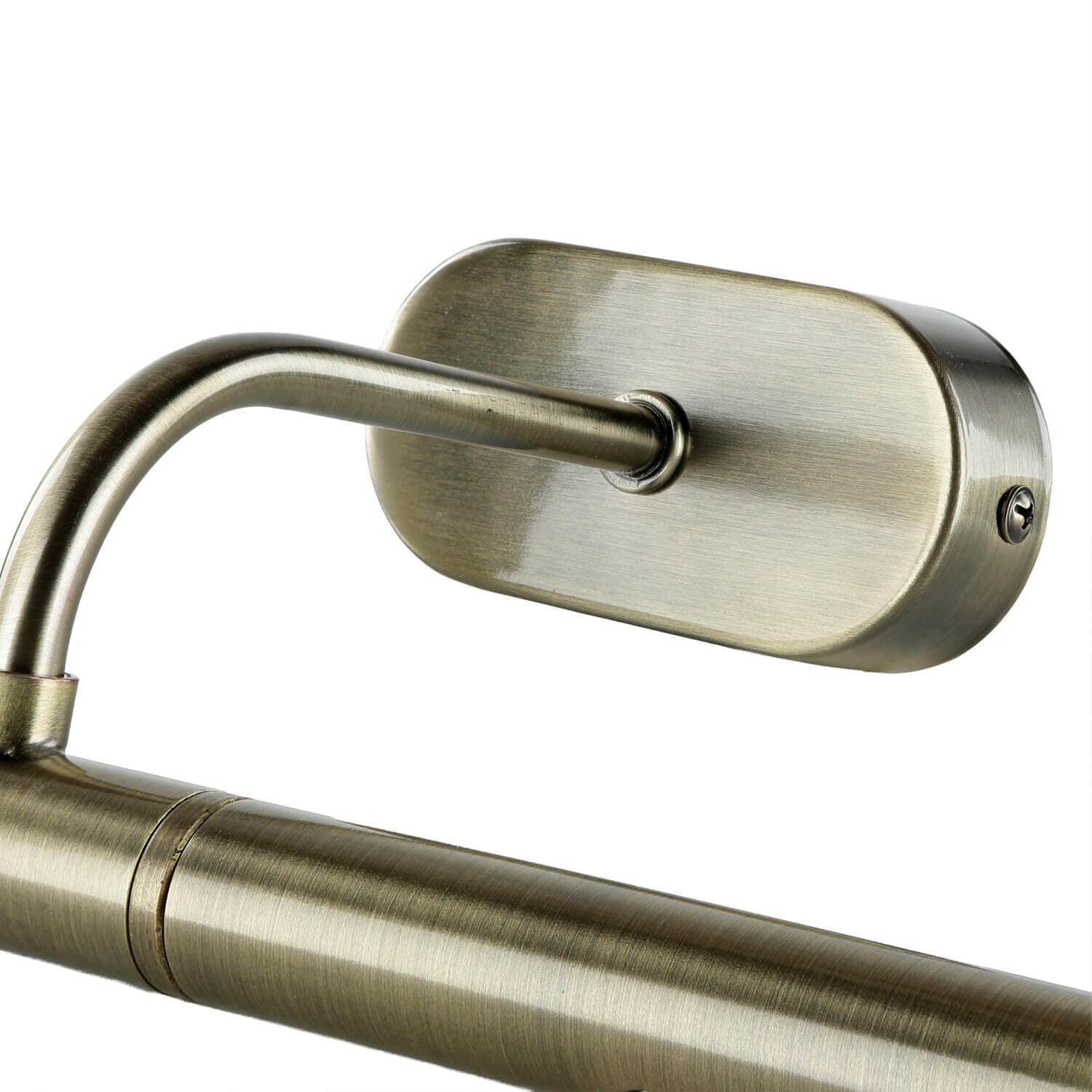 Bilderlampe verstellbar B: 35 cm 2x G9 in Messing antik Griff, Handlauf, Duscharmatur, Waschbeckenhahn, Bronze