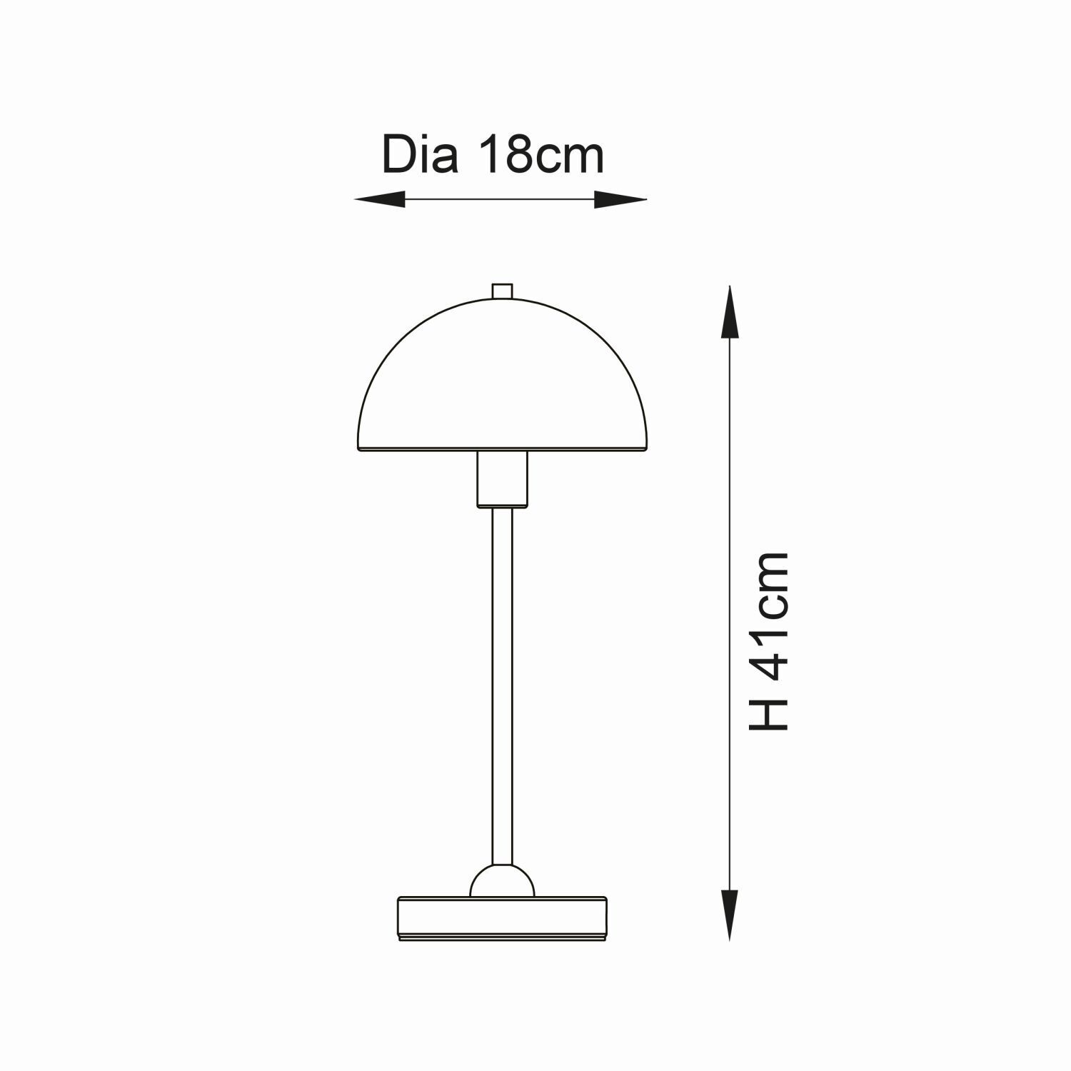 Lampe champignon métal 41 cm de haut vert menthe E14 Bauhaus