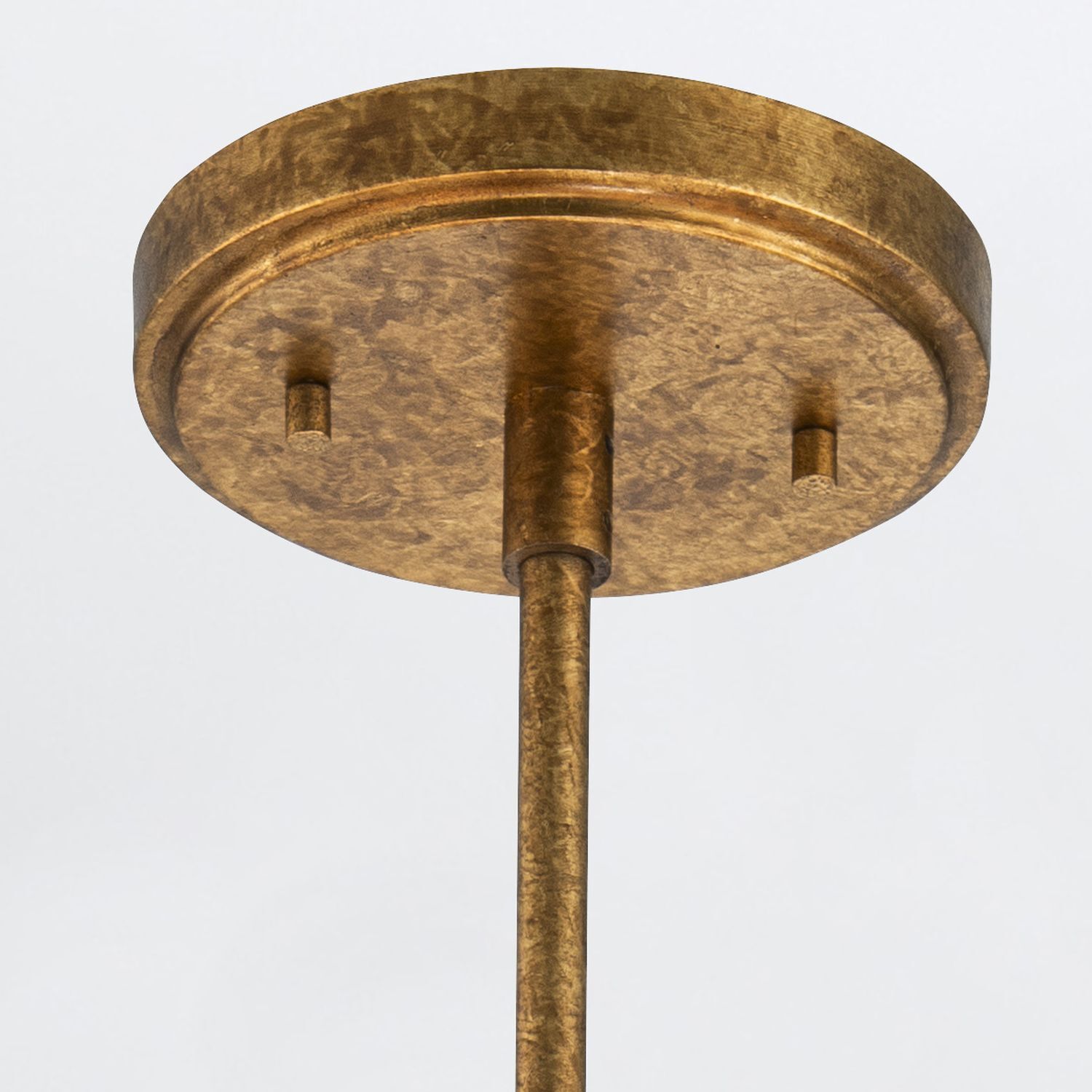 Deckenleuchte Metall Glas B: 66 cm in Gold Antik Weiß Bronze