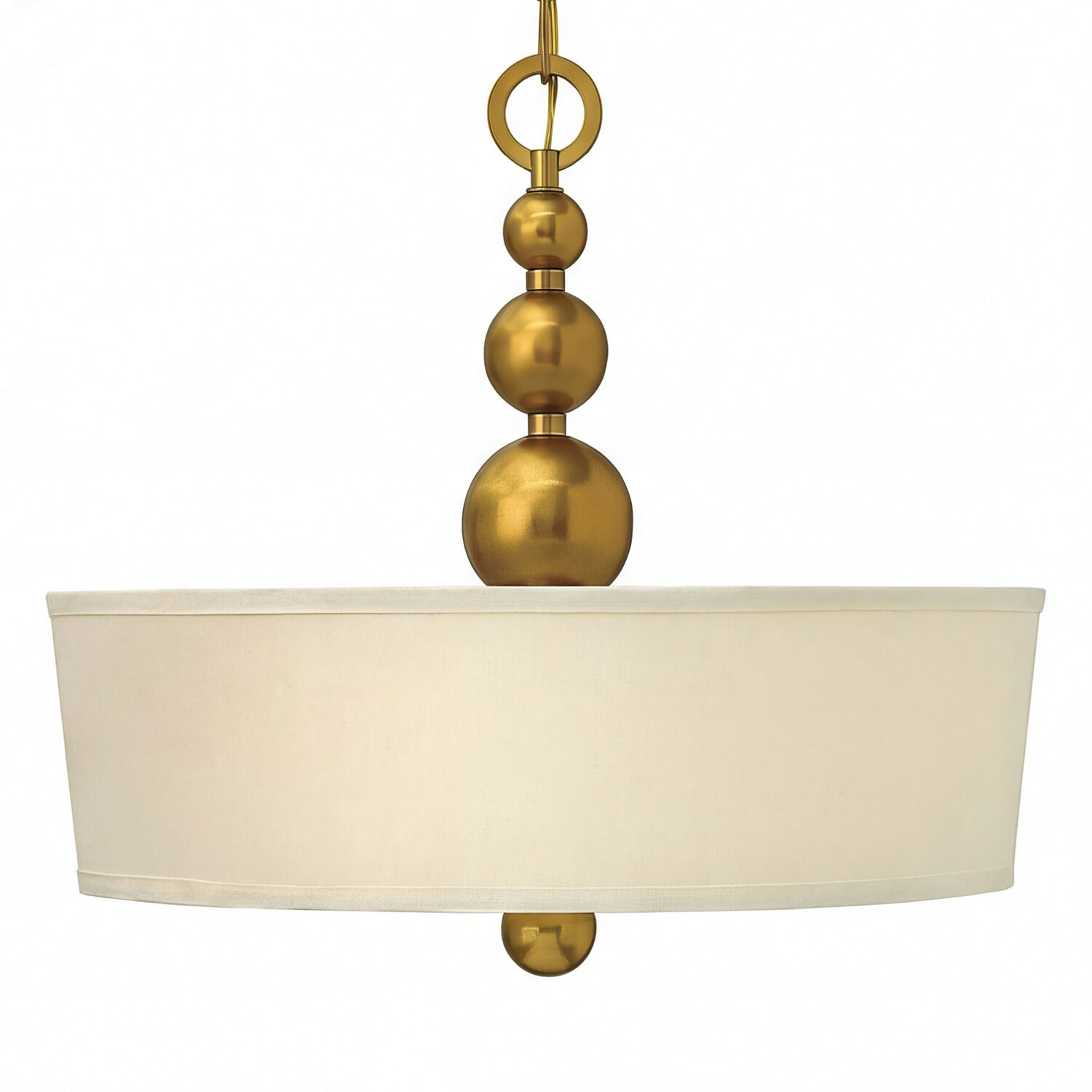 haengeleuchte-pendelleuchte-haengelampe-romina-3-flammig-messing-antik-creme-vintage-02 Hängelampe, Kugelboden, Goldfarben, Schirm, Beleuchtung