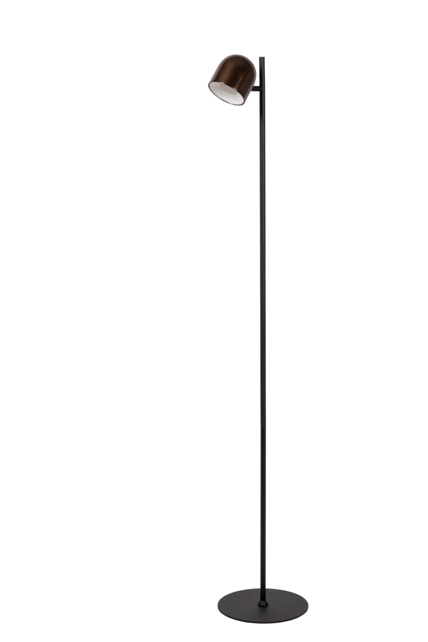 LED Akku Stehleuchte Braun 3000 K H:137 cm edel Lampe, Lampenschirm