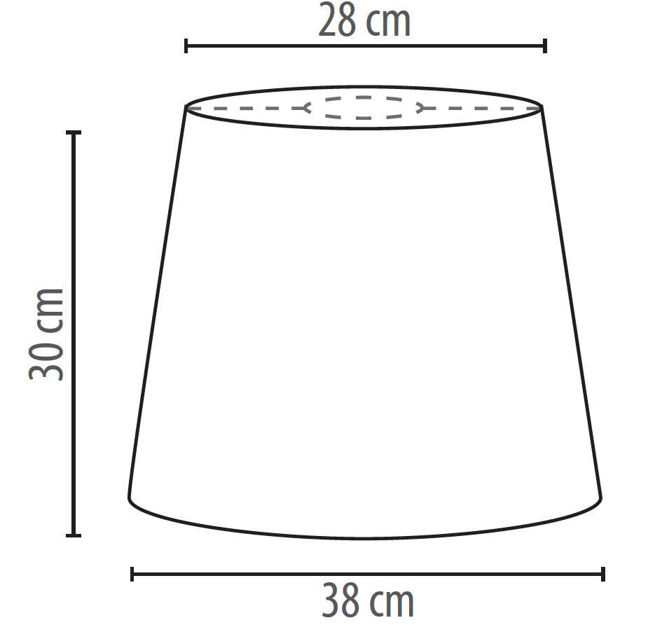 Textil Lampenschirm Weiß gehäkelt Pendelleuchte