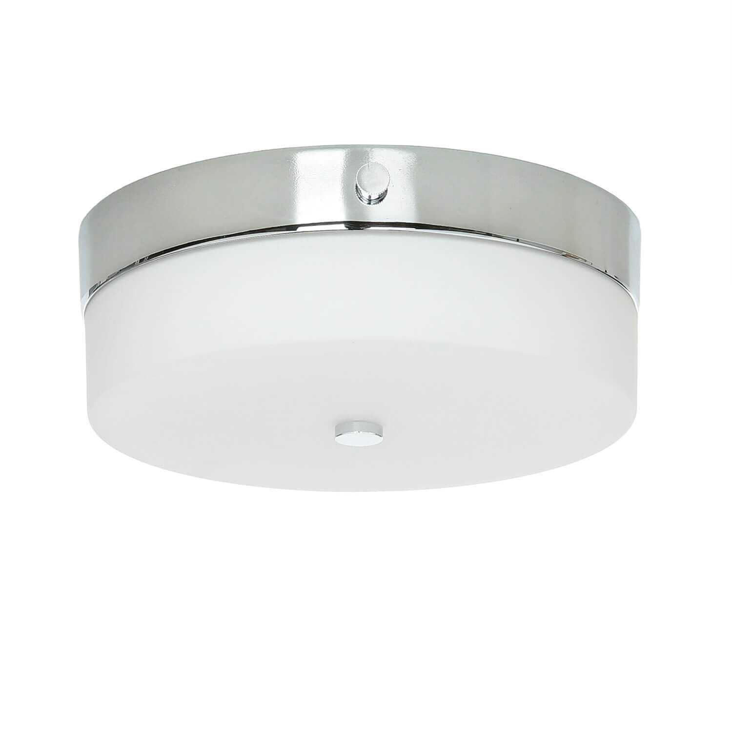 LED Deckenleuchte JANJA in Chrom IP44 Ø25cm Lampe Deckenleuchte, Leuchte