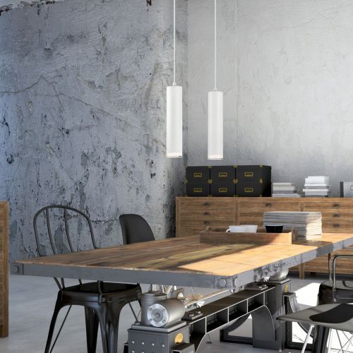 Blanc Lampe suspendue Aluminium Moderne Salle à manger