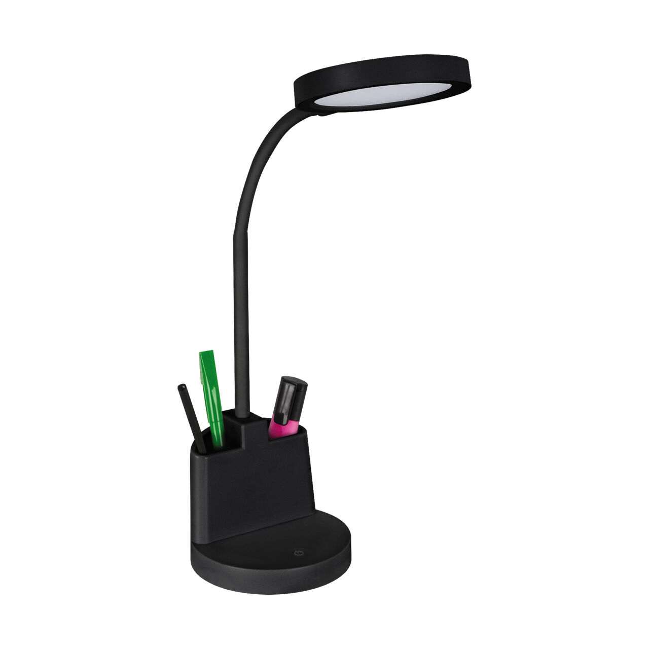 Lampe de bureau LED Touch Dimmer Porte-stylo Bras flexible 55,5 cm Lampe, Rauchrohr