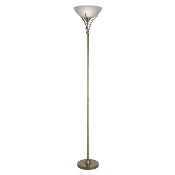Lampes de plafond Bodenlampe, Gaslampe, Messing, Heller, Leuchte