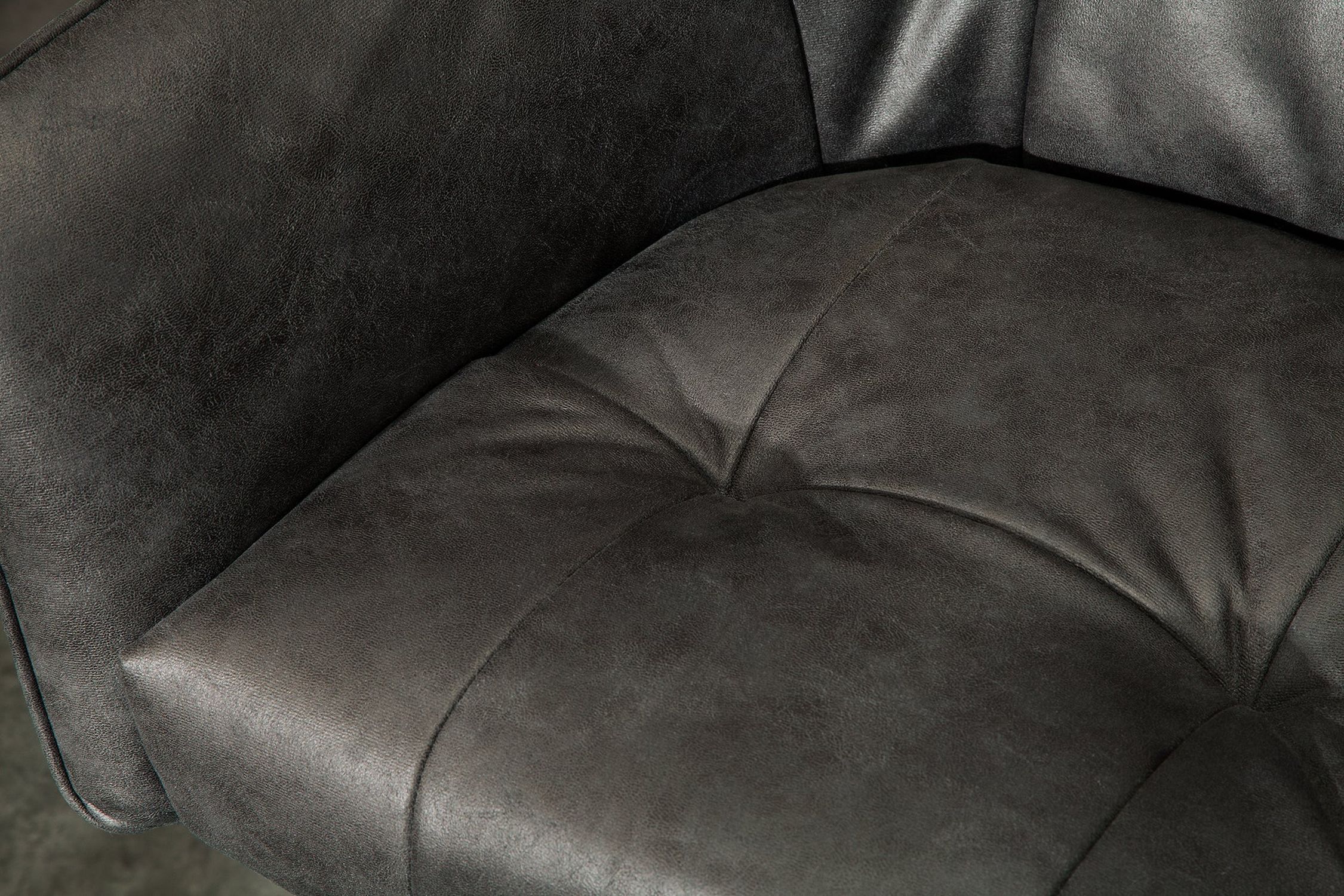 Chaise de comptoir velours métal gris noir avec dossier Moebel, Kissen, Dekoration für Zuhause, Stuhl, Couch