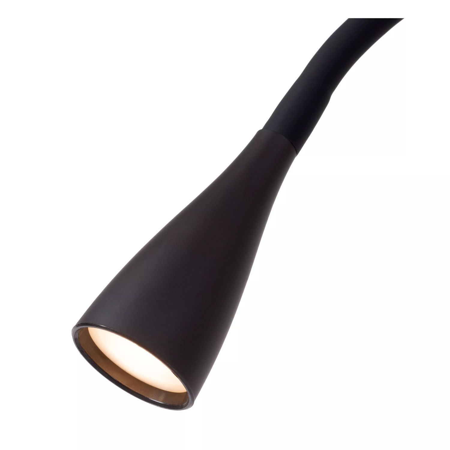 LED Stehlampe Schwarz dimmbar 145 cm 3000 K verstellbar Lampe, Beleuchtung, Rauchrohr