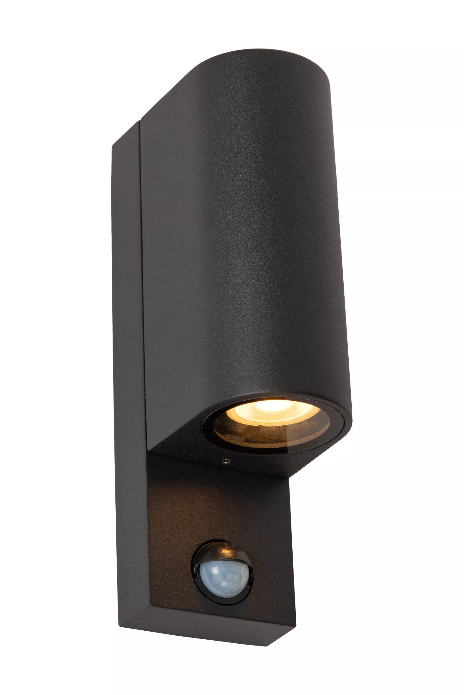 Wandleuchte Up Down Sensor Aluminium H:23 cm IP65 GU10 Beleuchtung