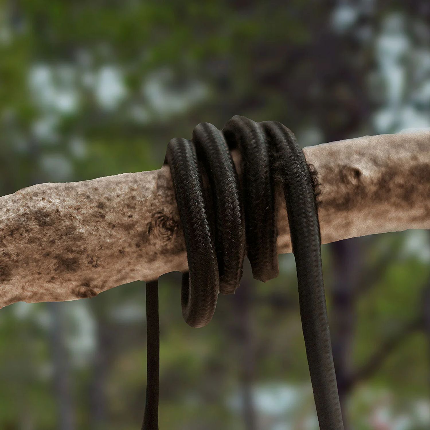 Hängelampe außen E27 IP54 D: 30 cm Seil Lampenschirm Knoten