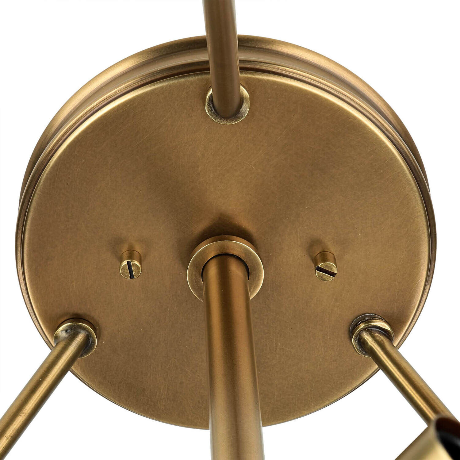 Premium Deckenleuchte rund Jugendstil in Messing GRACIA Bronze, Badezimmer, Drinnen, Zimmer, Duscharmatur