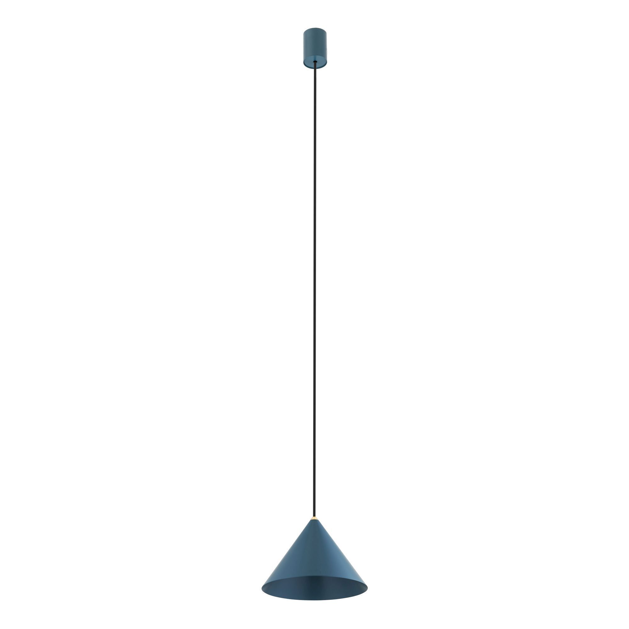 Lampe à suspendre verte GU10 Ø 20,5 cm métal rétro design