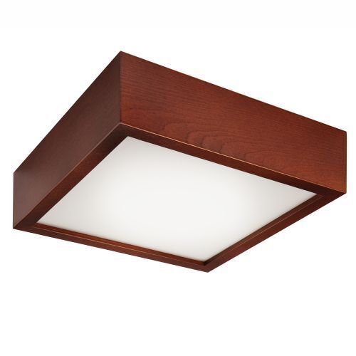 LED Deckenleuchte SHIRLEY Holz eckig Wohnzimmer