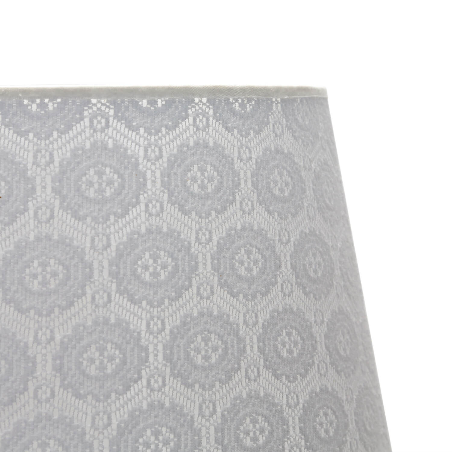 Lampenschirm Grau Stehleuchte E27 gehäkelter Stoff Dekoration für Zuhause, Teppich