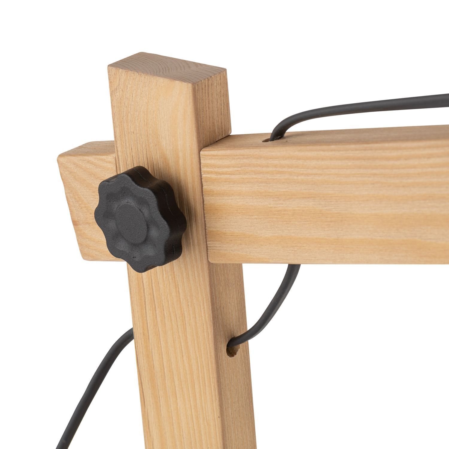 Holz, Lichtständer, Draht, Kabel, Knopfverschluss