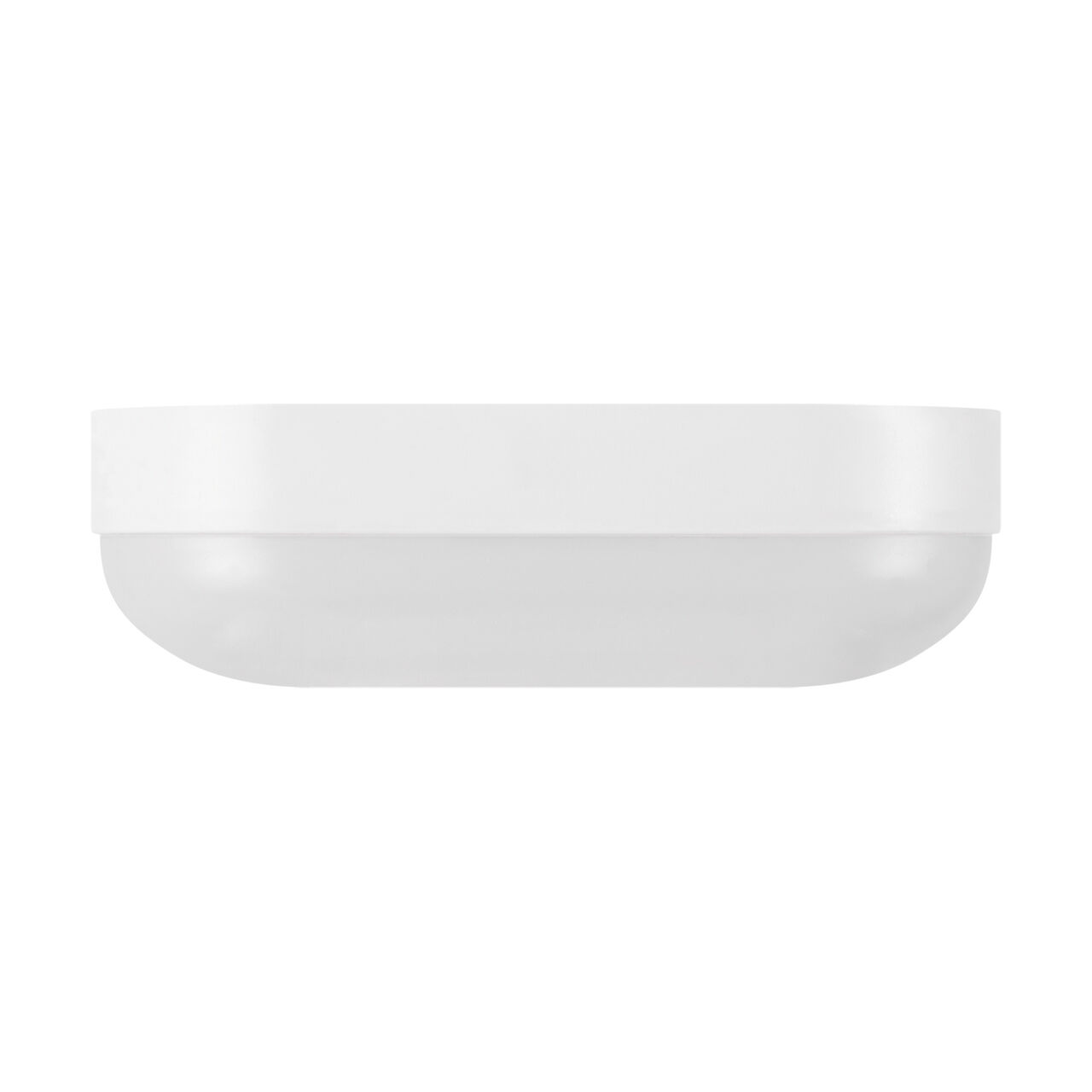 Plafonnier LED IP65 blanc ovale à faible éblouissement