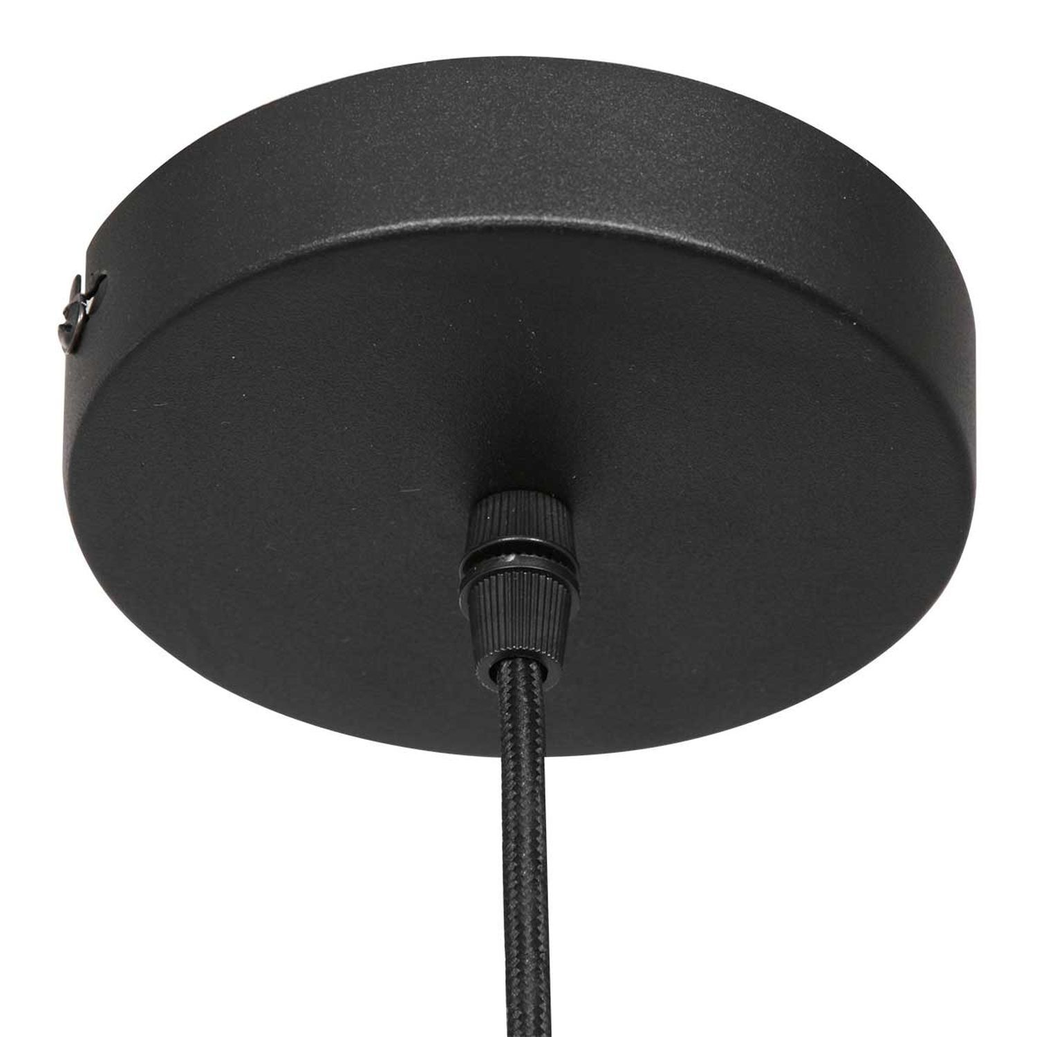 Stylische Pendelleuchte Schwarz Bernstein E27 Ø30 cm Stylische Pendelleuchte Schwarz Bernstein E27 Ø30 cm