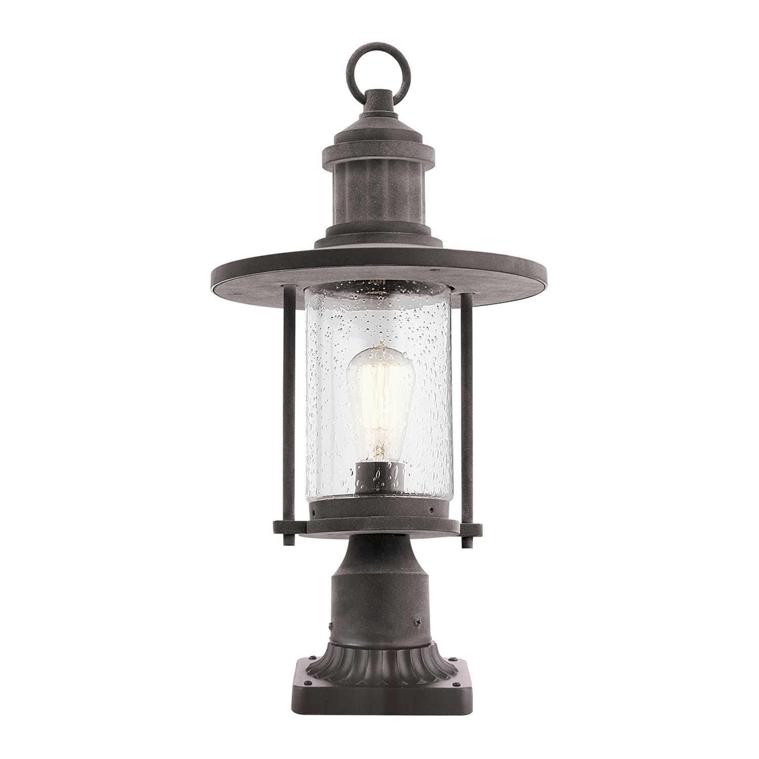 Außen Standlampe 44 cm Maritim in Zink antik