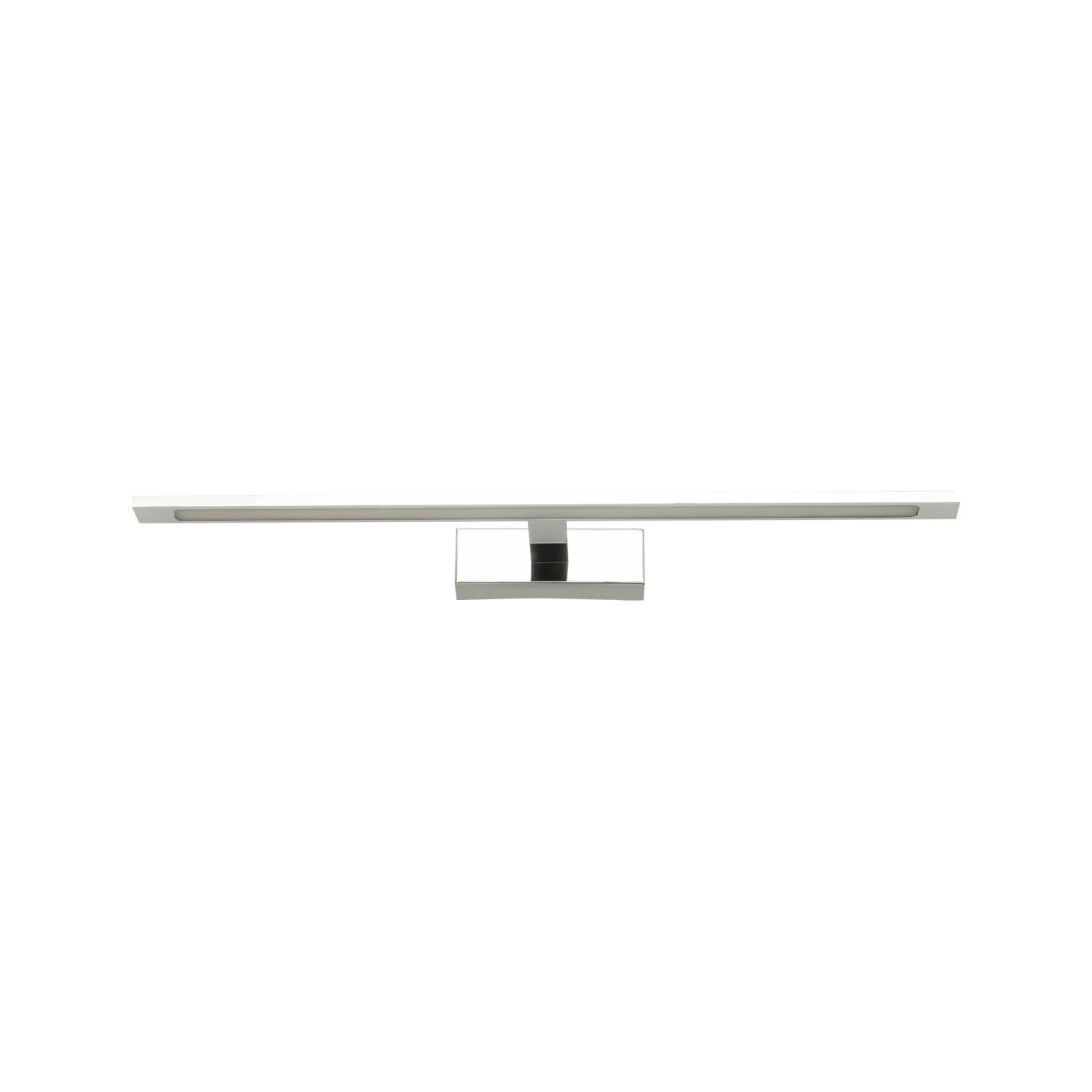 Lampe à tableau LED chrome 62 cm de long blanc neutre 4000 K métal Ablage, Griff