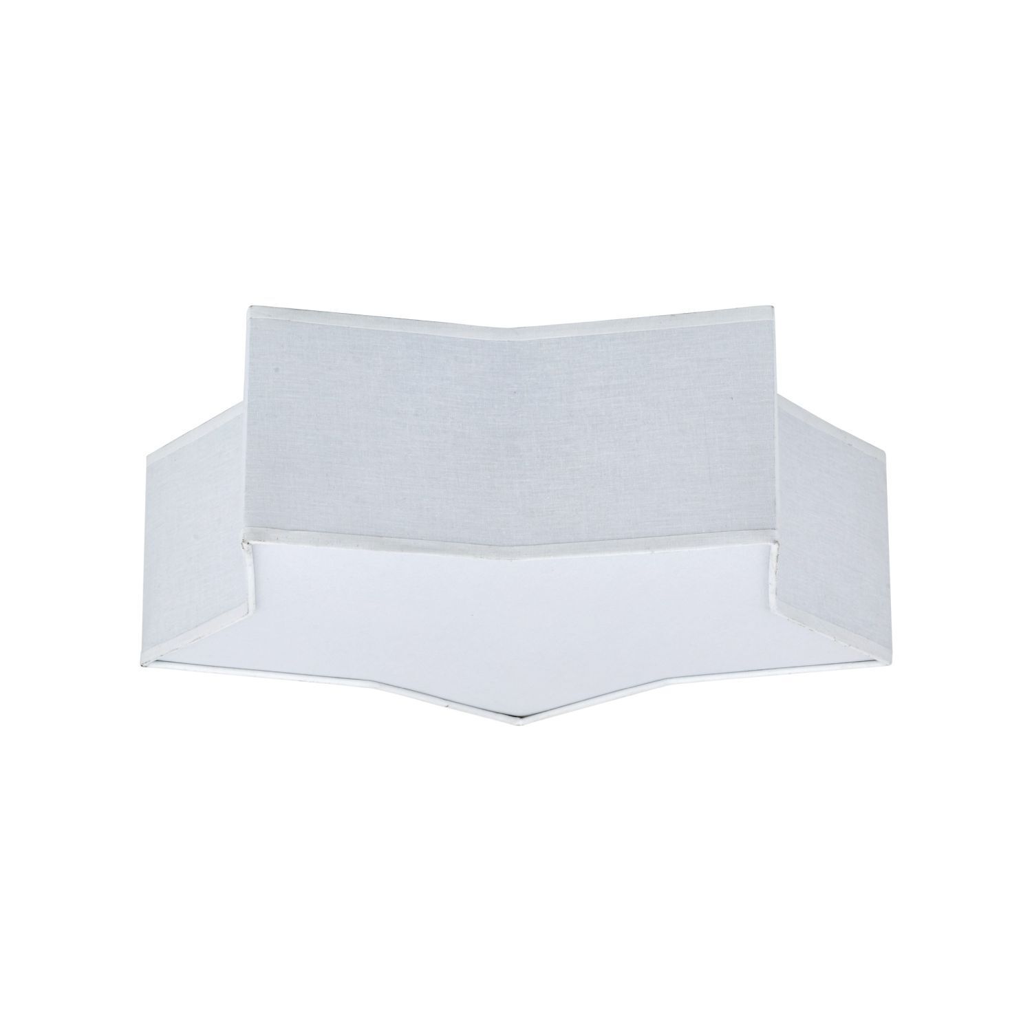 Kinderzimmerlampe Weiß Stern L: 45 cm Stoff Weiß 2x E27 Decke Kinderzimmerlampe Weiß Stern L: 45 cm Stoff Weiß 2x E27 Decke