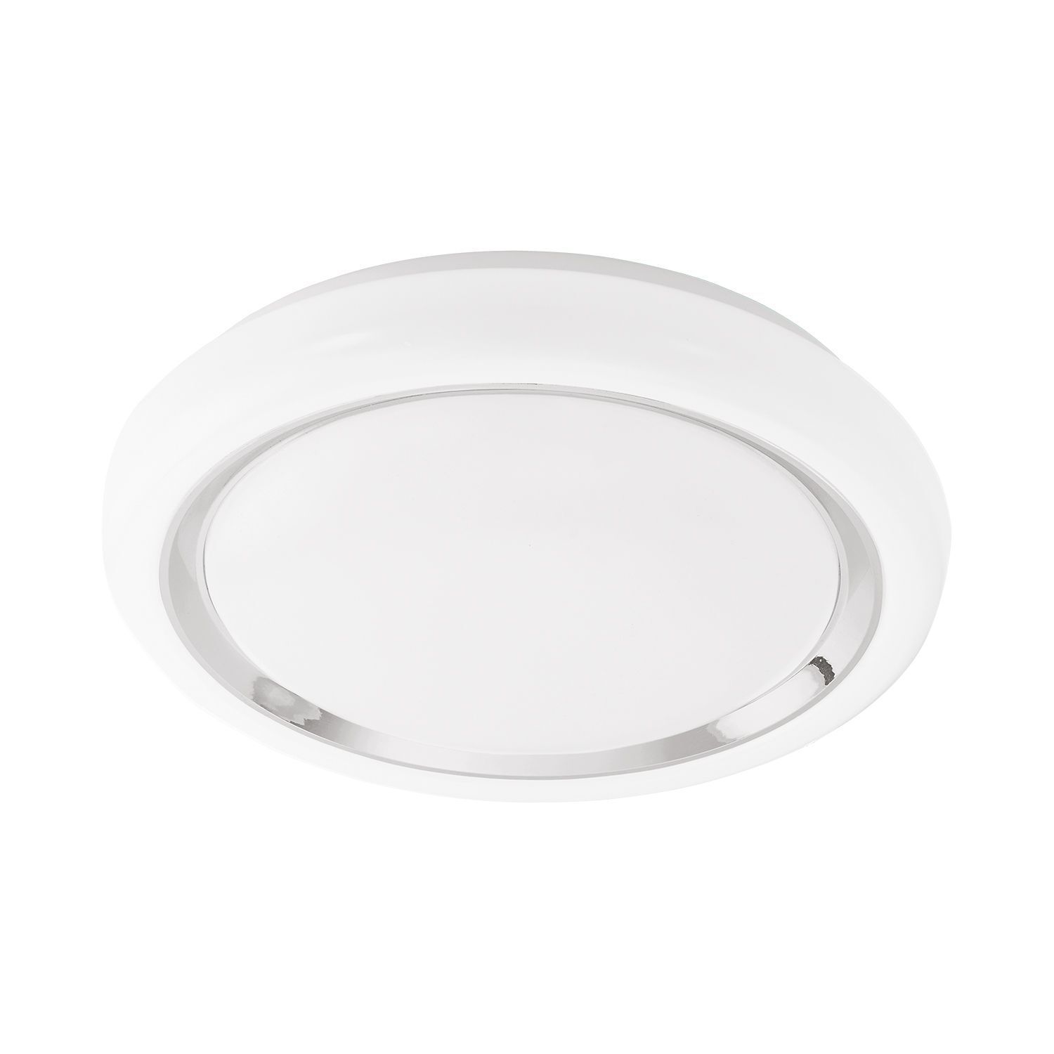 Plafonnier LED Capasso Chrome Ø34cm Deckenleuchte, Leuchte, Teller