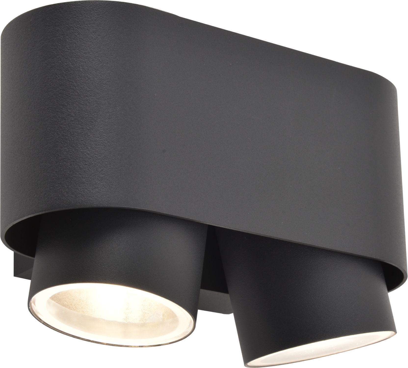 Deckenspot Anthrazit B:17,3 cm IP44 GU10 verstellbar