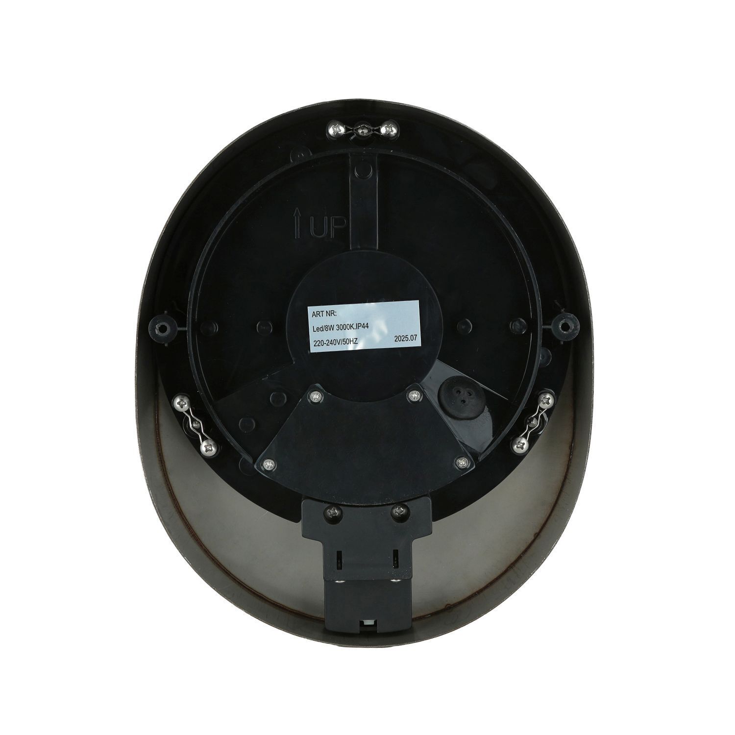 LED-Licht, Deckenleuchte, schwarz, Industrie, Montageplatte