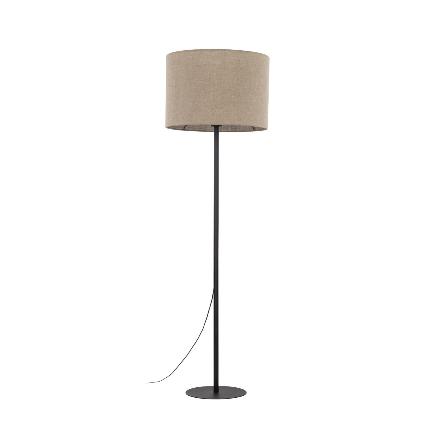 Lampadaire 165 cm Ø 50 cm Métal Jute E27 MARINUS
