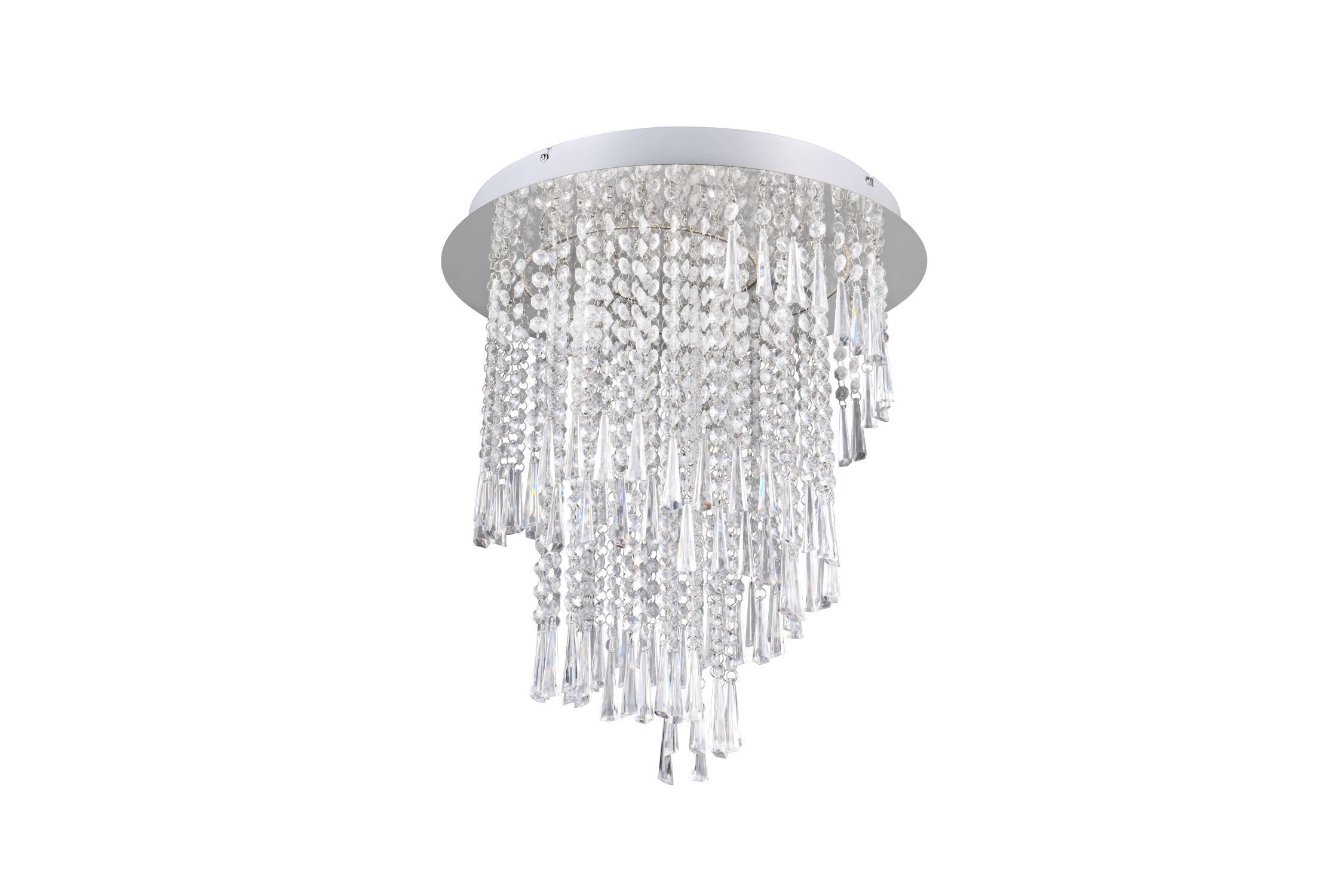 LED Deckenlampe mit Fernbedienung dimmbar Acryl Ø45 cm Leuchter, Lampe