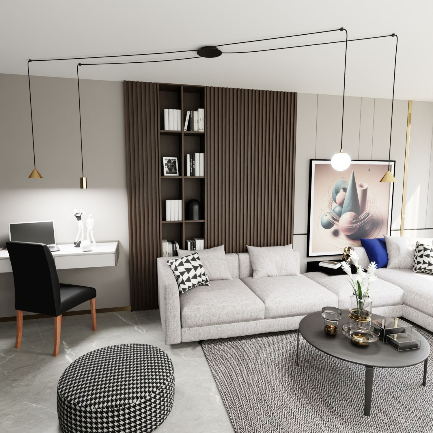 XXL Hängelampe Spider Metall Glas flexibel 200 cm Kabel Wohnzimmer, Sofa, Hocker, Wohnzimmertisch, Bücherregal