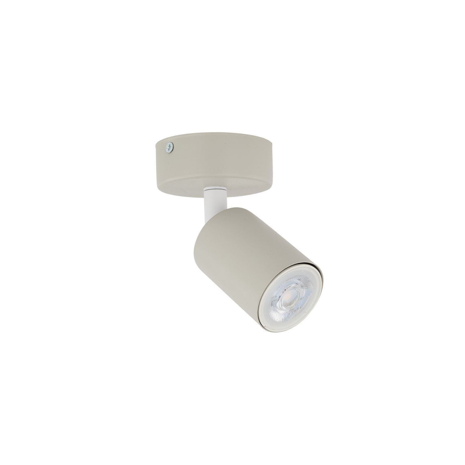 Kinderzimmerleuchte Decke Metall Ø 13 cm klein Beige GU10