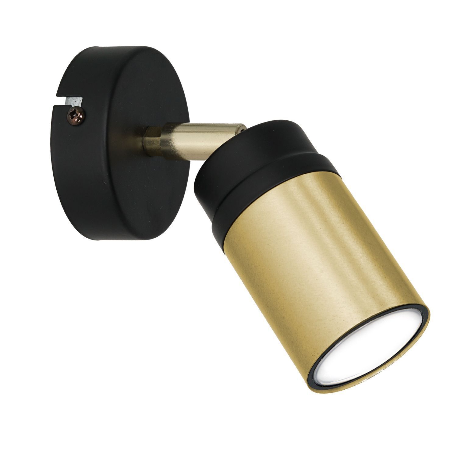 Wandspot Schwarz Messing Modern GU10 Wandlampe Beleuchtung, Lampe
