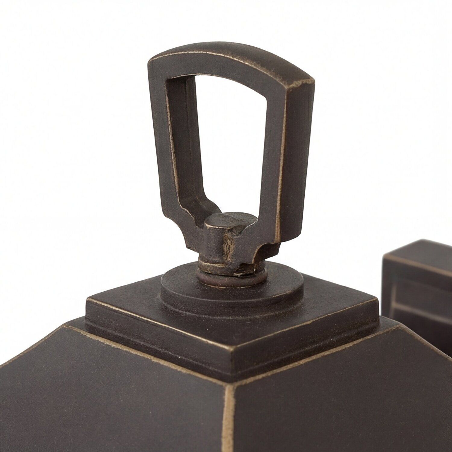 Laterne, hängende Laterne, Metall-Laterne, schwarze Laterne, geometrische Laterne
