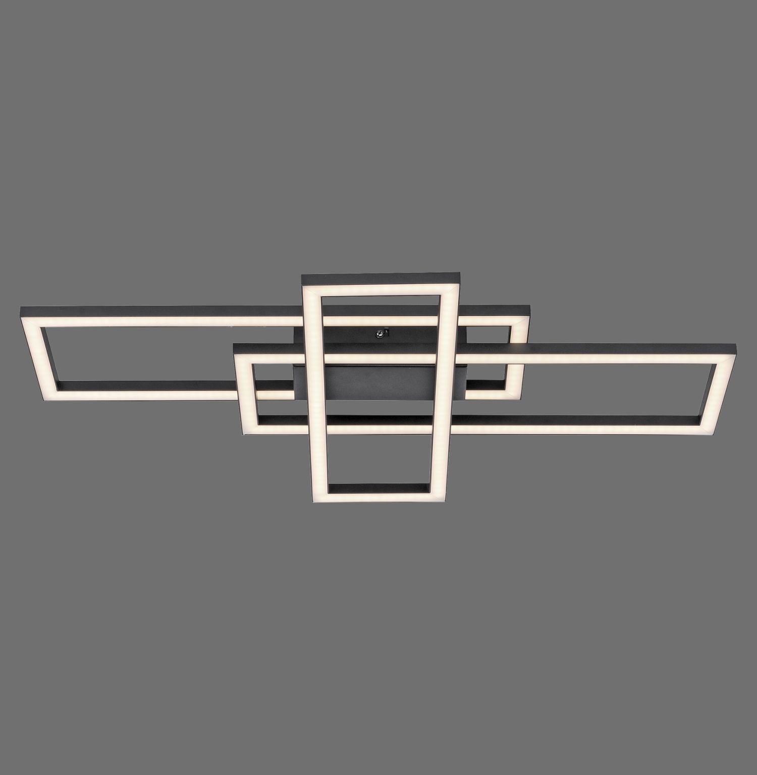 Plafonnier LED à intensité variable noir 19 W 3000 K orientable