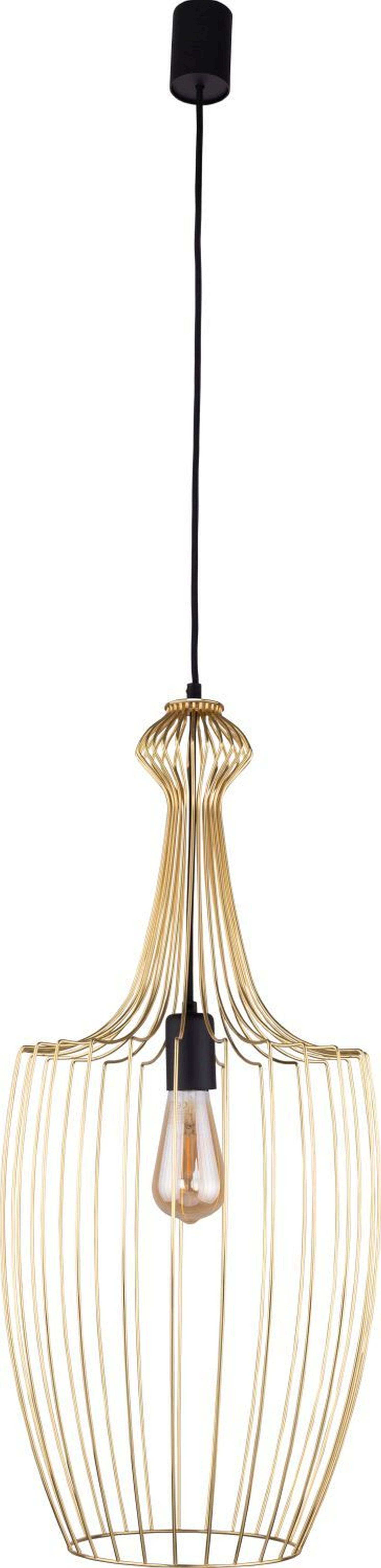 Pendelleuchte JULIUS Gold Messing Wohnzimmer Lampe Lampe, Kronleuchter