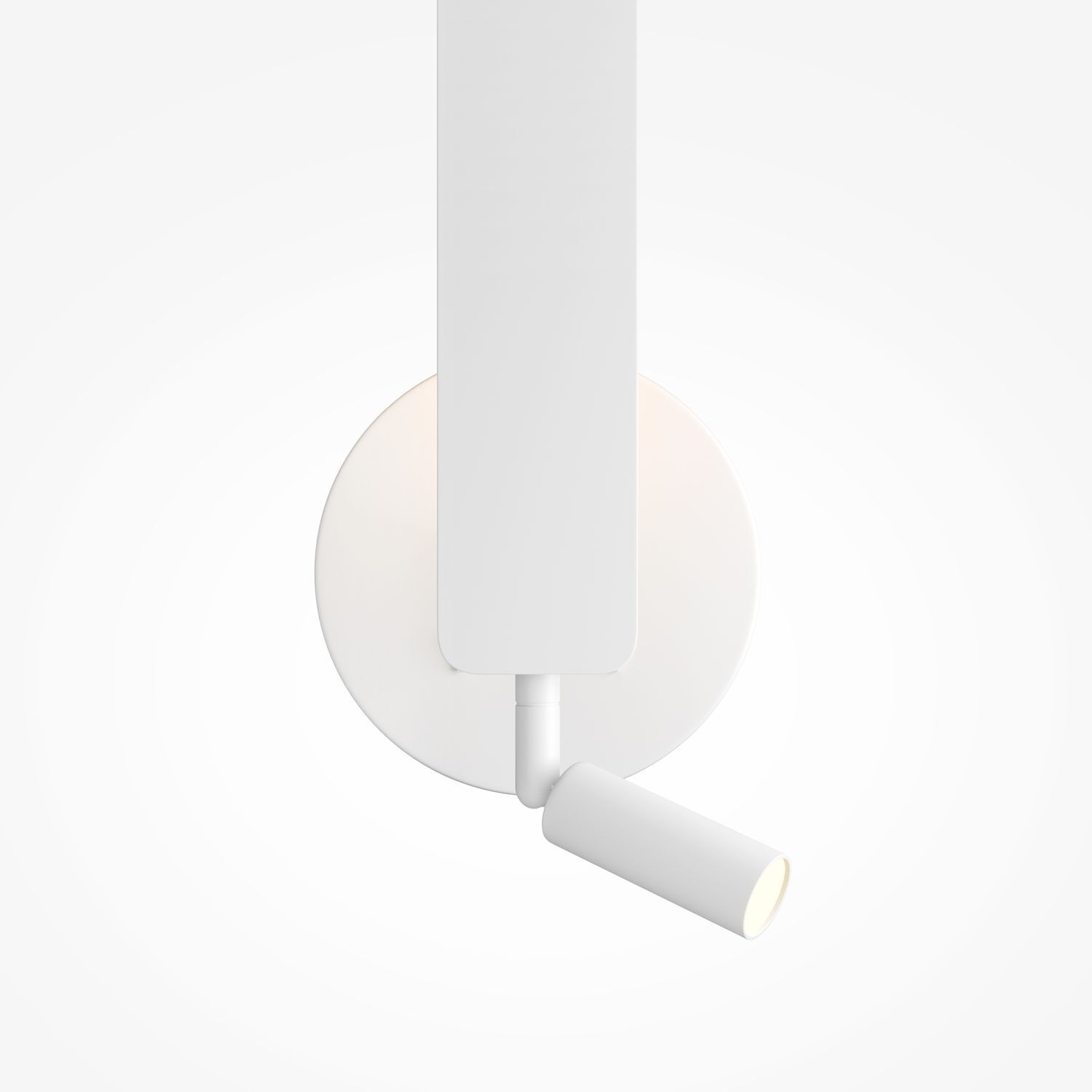 LED Wandlampe Weiß H:51,6 cm 700 lm 3000 K Schalter USB Wand, Licht, Wandleuchte, Spotlicht, Wandkegel