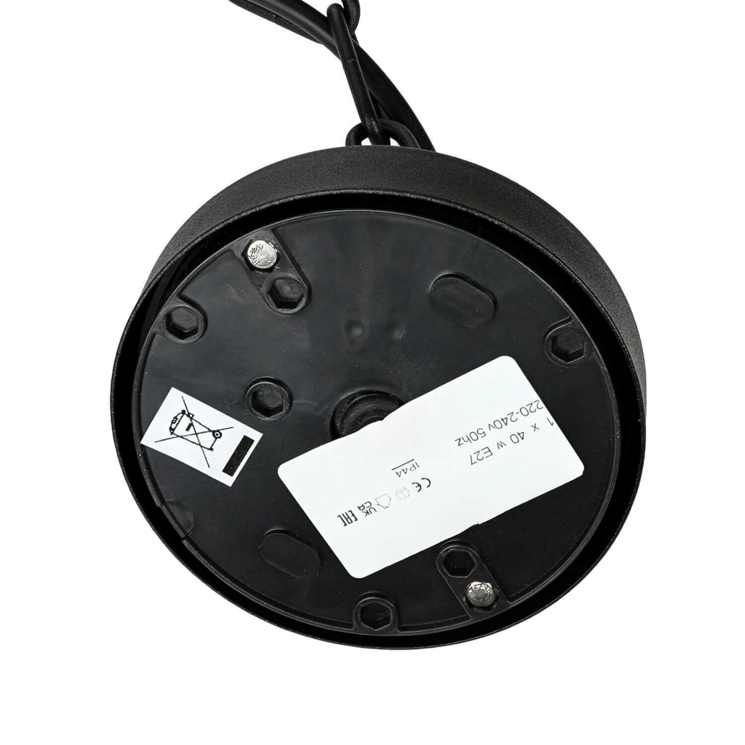 Lampe d'extérieur IP44 E27 noir verre inox Maritim Adapter, Elektronik, Computer-Ausrüstung, Computerausrüstung