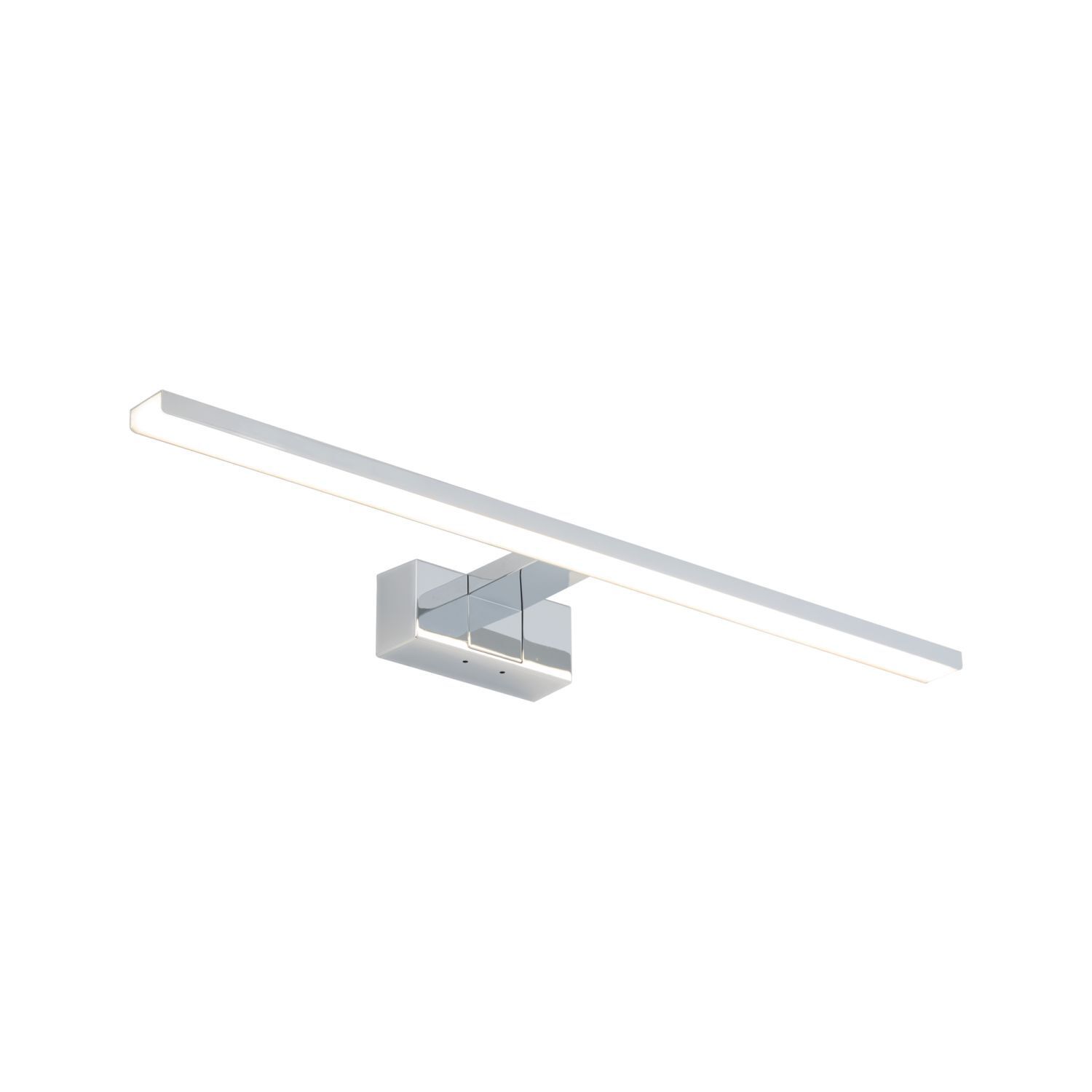 Lampe à miroir LED chrome IP44 3000 K 900 lm aluminium