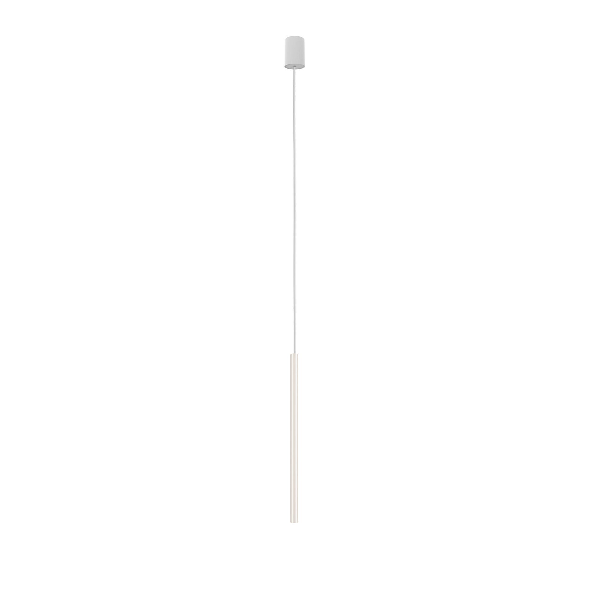 Hängelampe, Pendellampe, LED, Weiß, Schlank